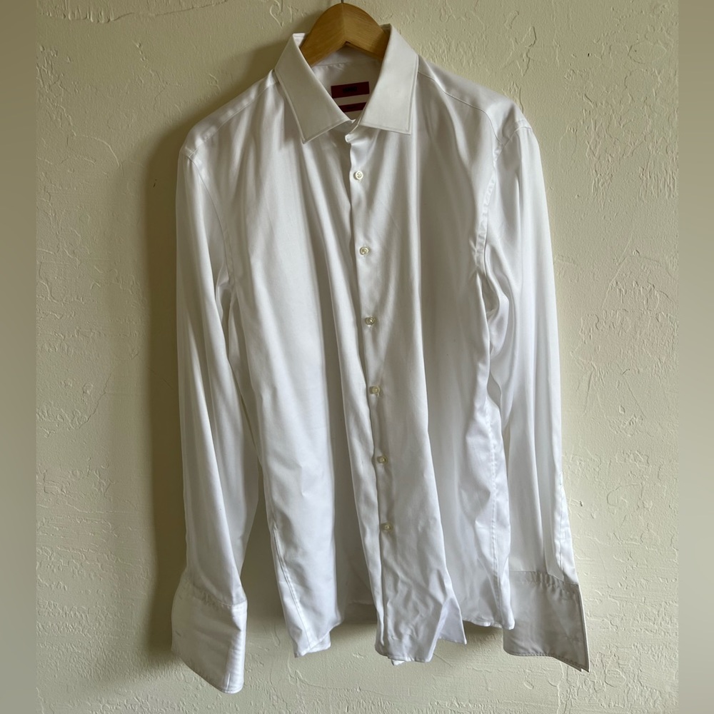 Hugo Boss - White Collard Shirt - French Cuffs